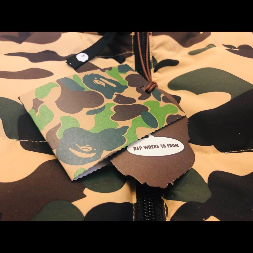 NWT HTF LE A Bathing Ape BAPE Puffy Bomber Jacket - Picture 6 of 8